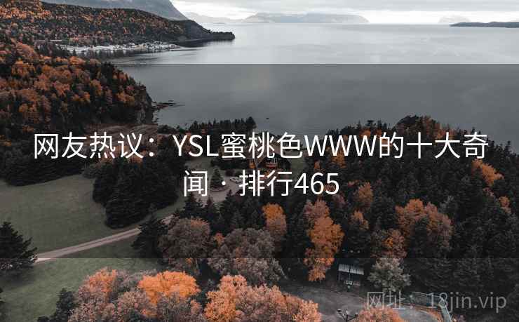 网友热议:YSL蜜桃色WWW的十大奇闻 · 排行465